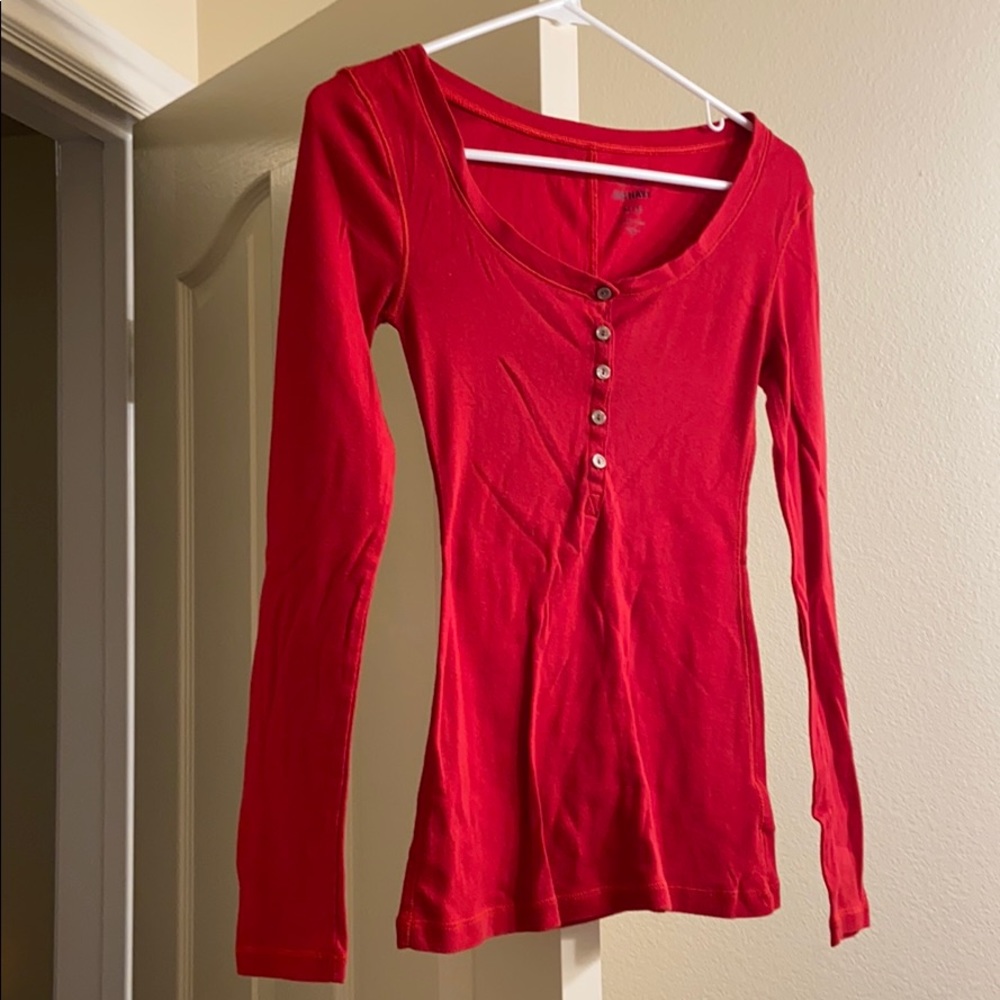 Red long sleeve, old navy